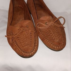 G. H. Bass & Co.  Brown Suede Women's Loafers Slip On Shoes Sz 8.5 M